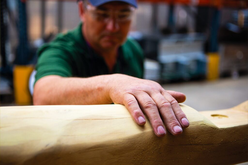 Robinia detail handwerk