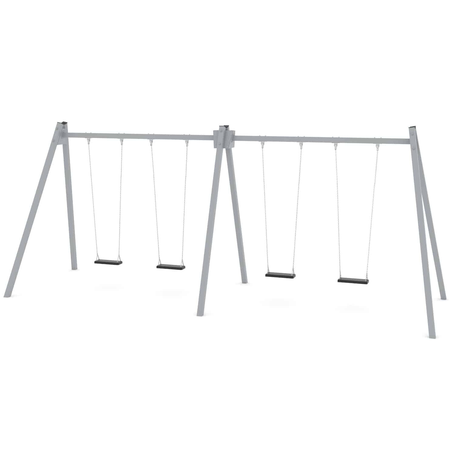 Schommel dubbel 4 zit H 250 cm