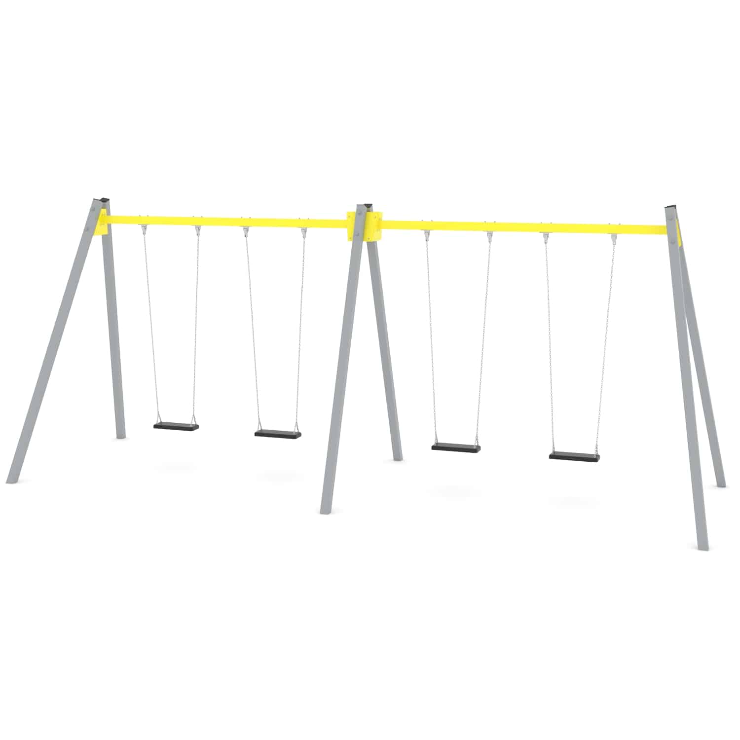 Schommel dubbel 4 zit H 250 cm