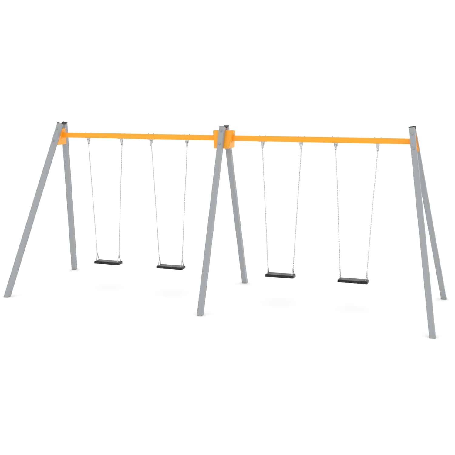 Schommel dubbel 4 zit H 250 cm