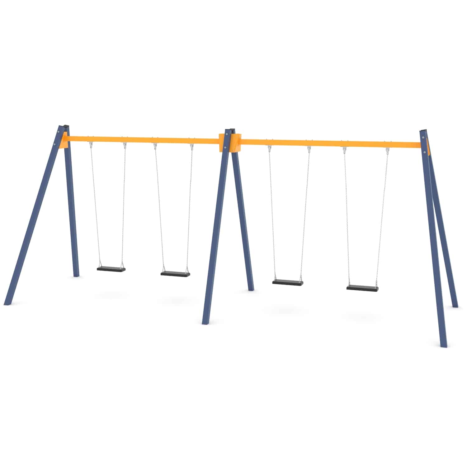 Schommel dubbel 4 zit H 250 cm