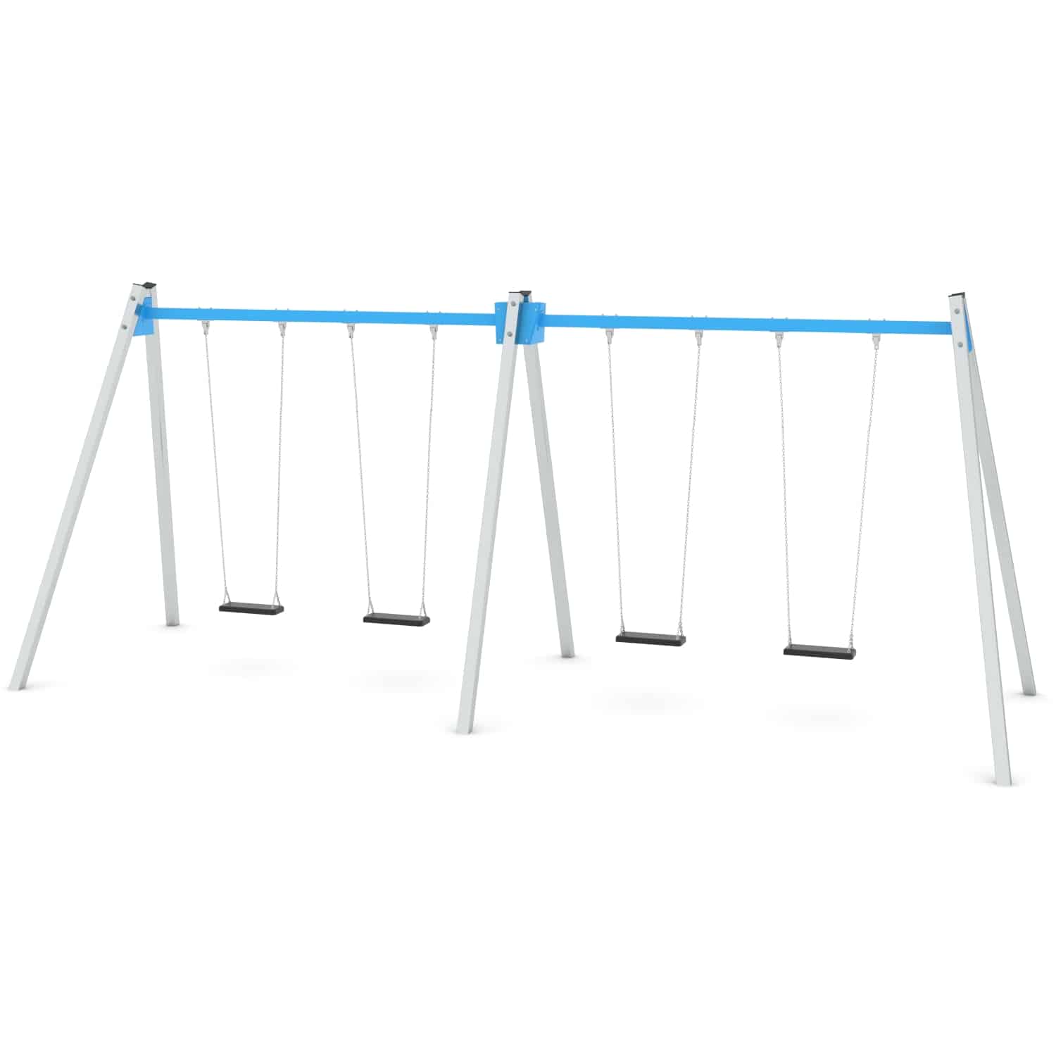 Schommel dubbel 4 zit H 250 cm