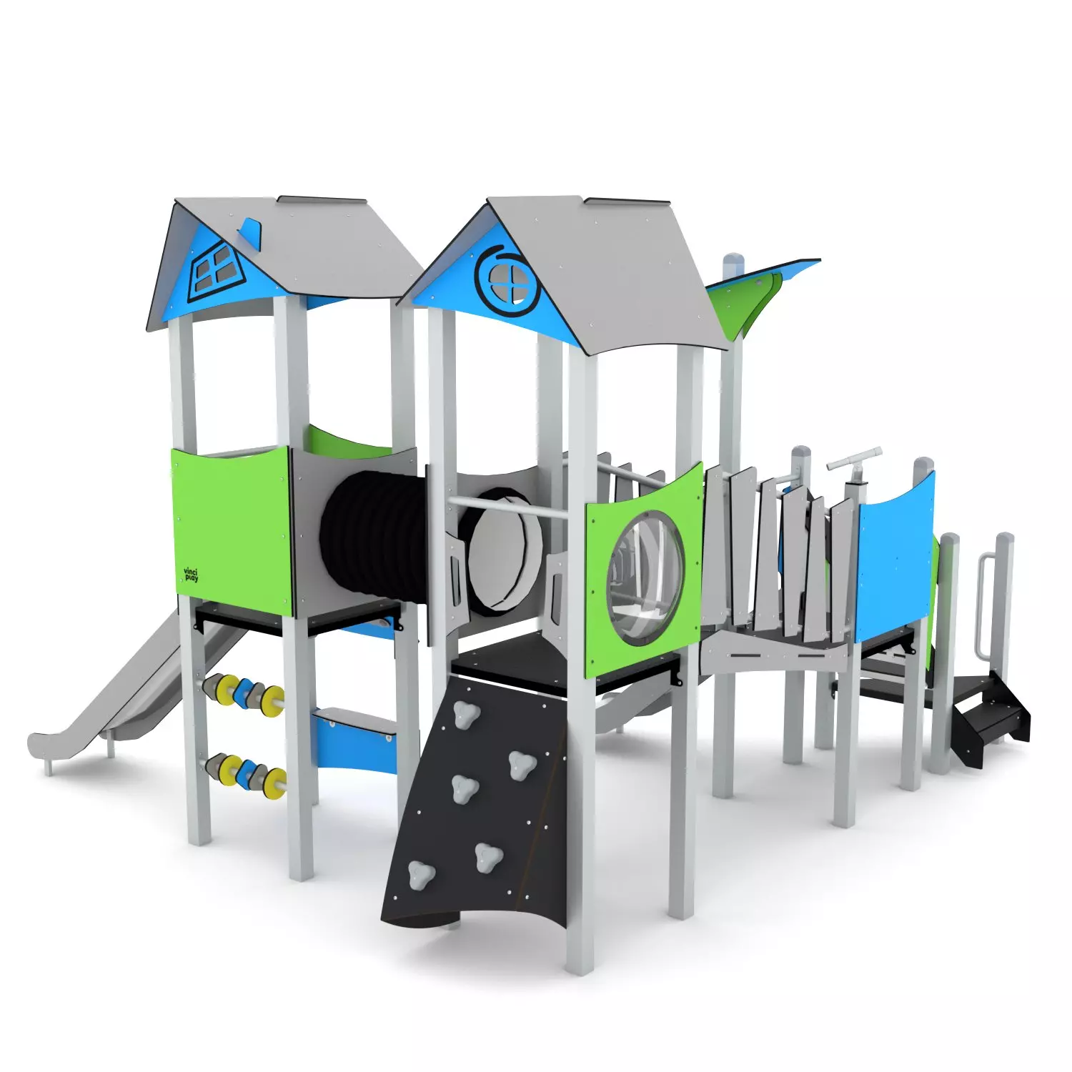 Tour de jeu triple avec escalier accessible - Image 2