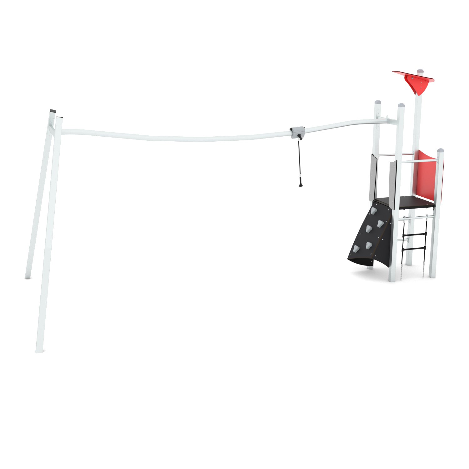 Speeltoren met Rail Glider