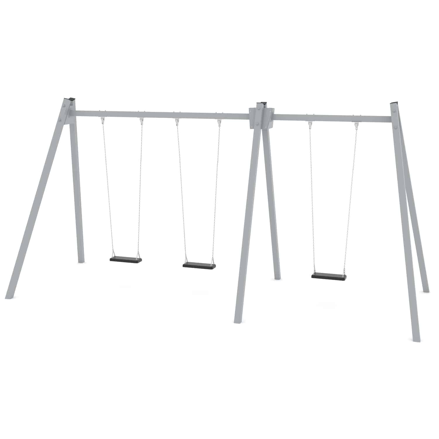 Schommel dubbel 3 zit H 250 cm