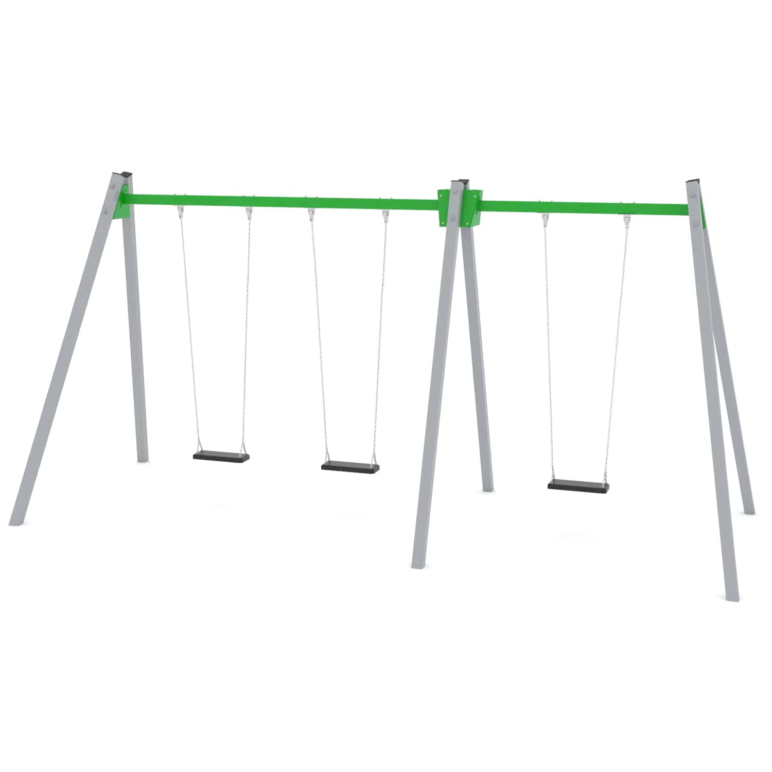 Schommel dubbel 3 zit H 250 cm