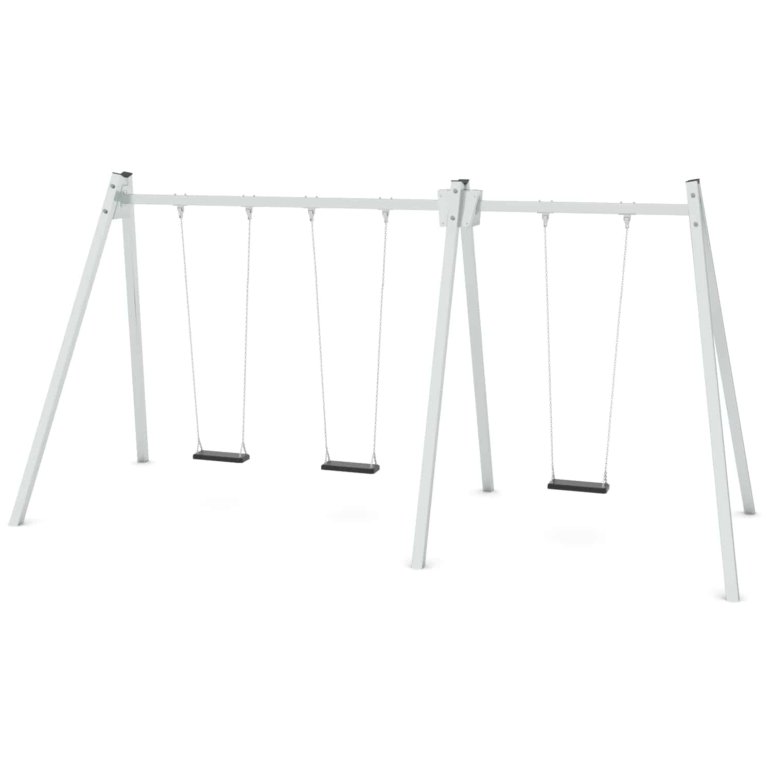 Schommel dubbel 3 zit H 250 cm