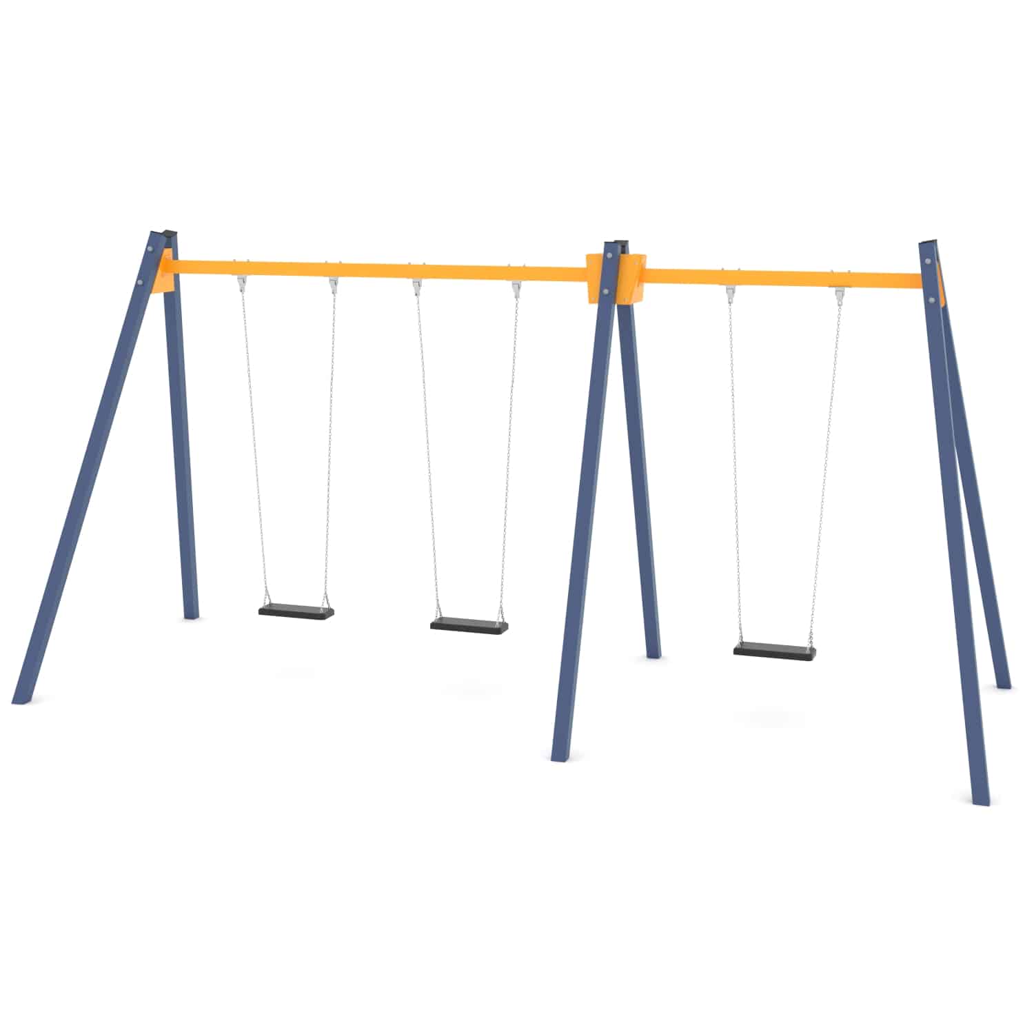 Schommel dubbel 3 zit H 250 cm