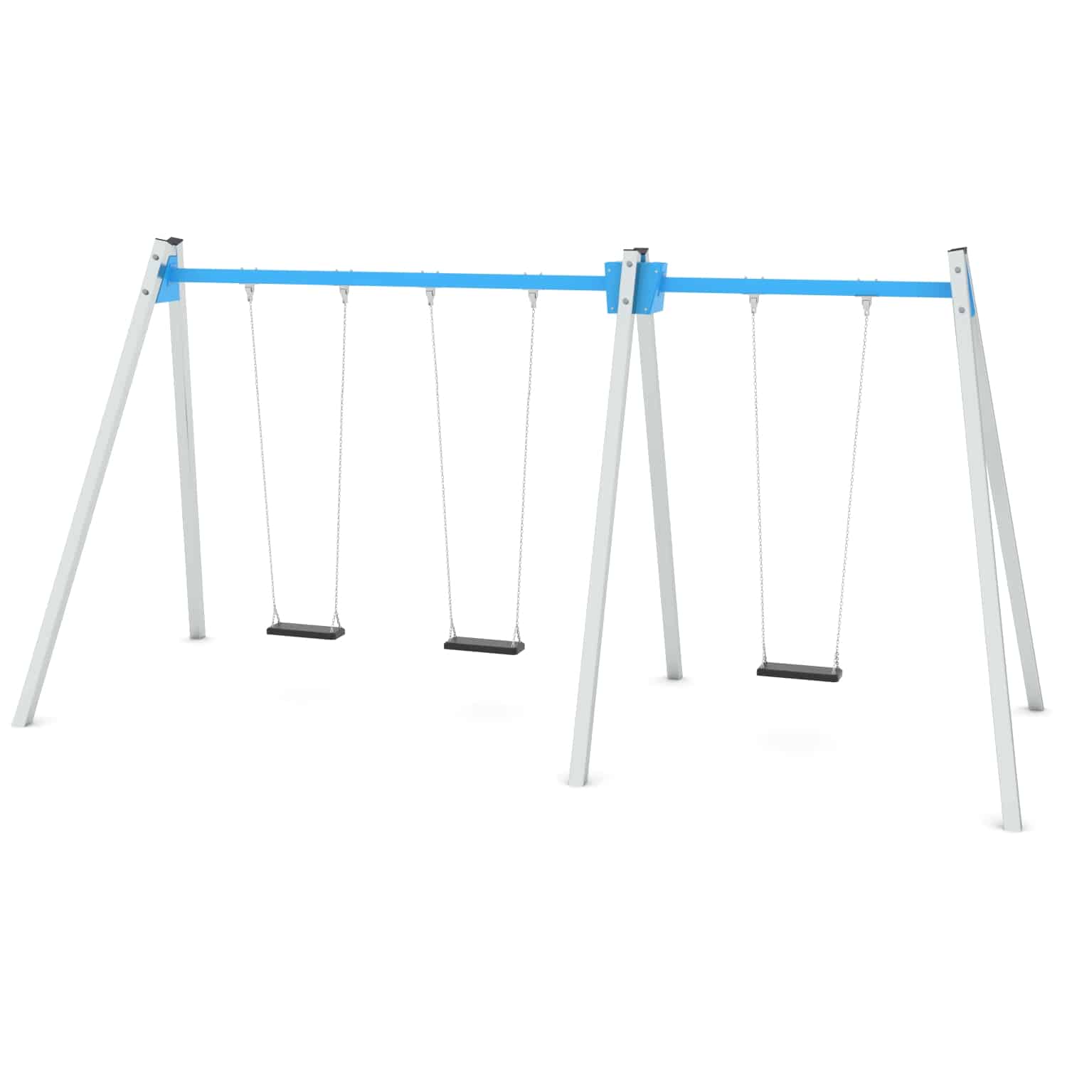 Schommel dubbel 3 zit H 250 cm