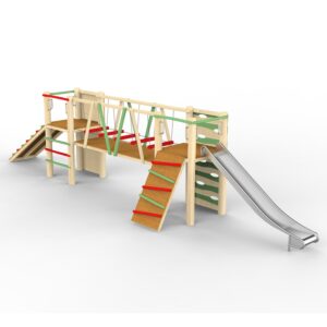 Robinia dubbele speeltoren pastel