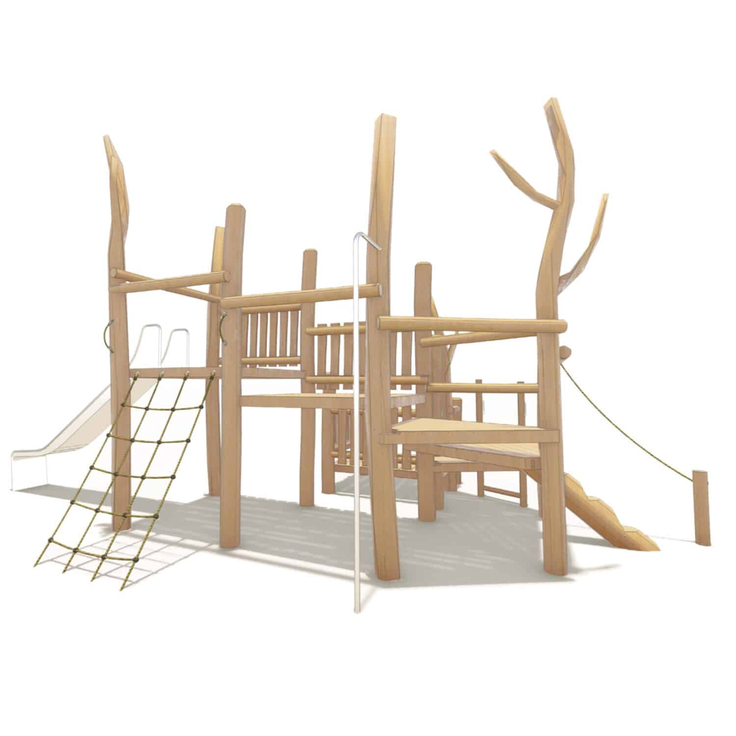 Robinia speelcombinatie rond boom