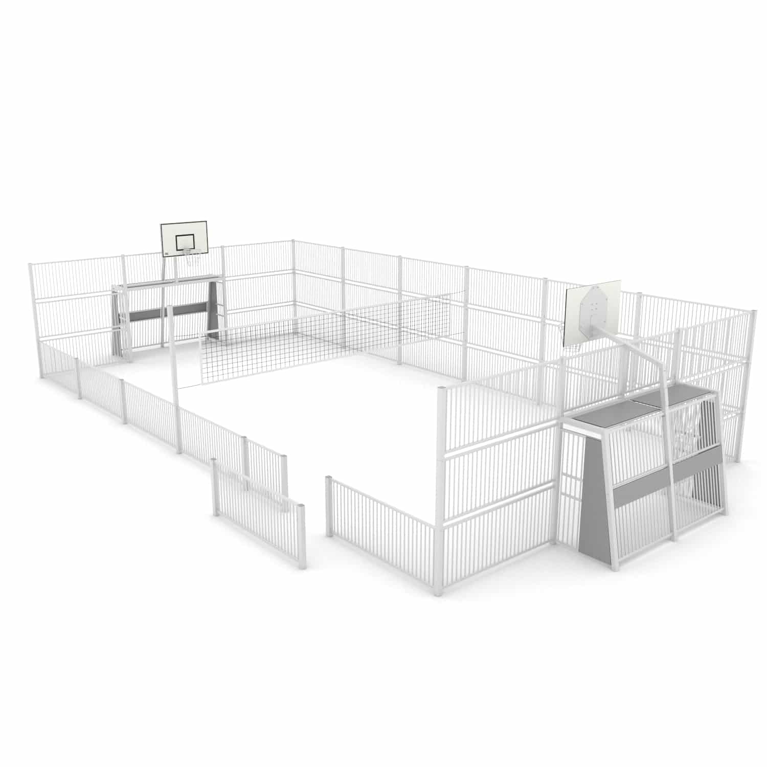 Multisport veld 8x17m - staal