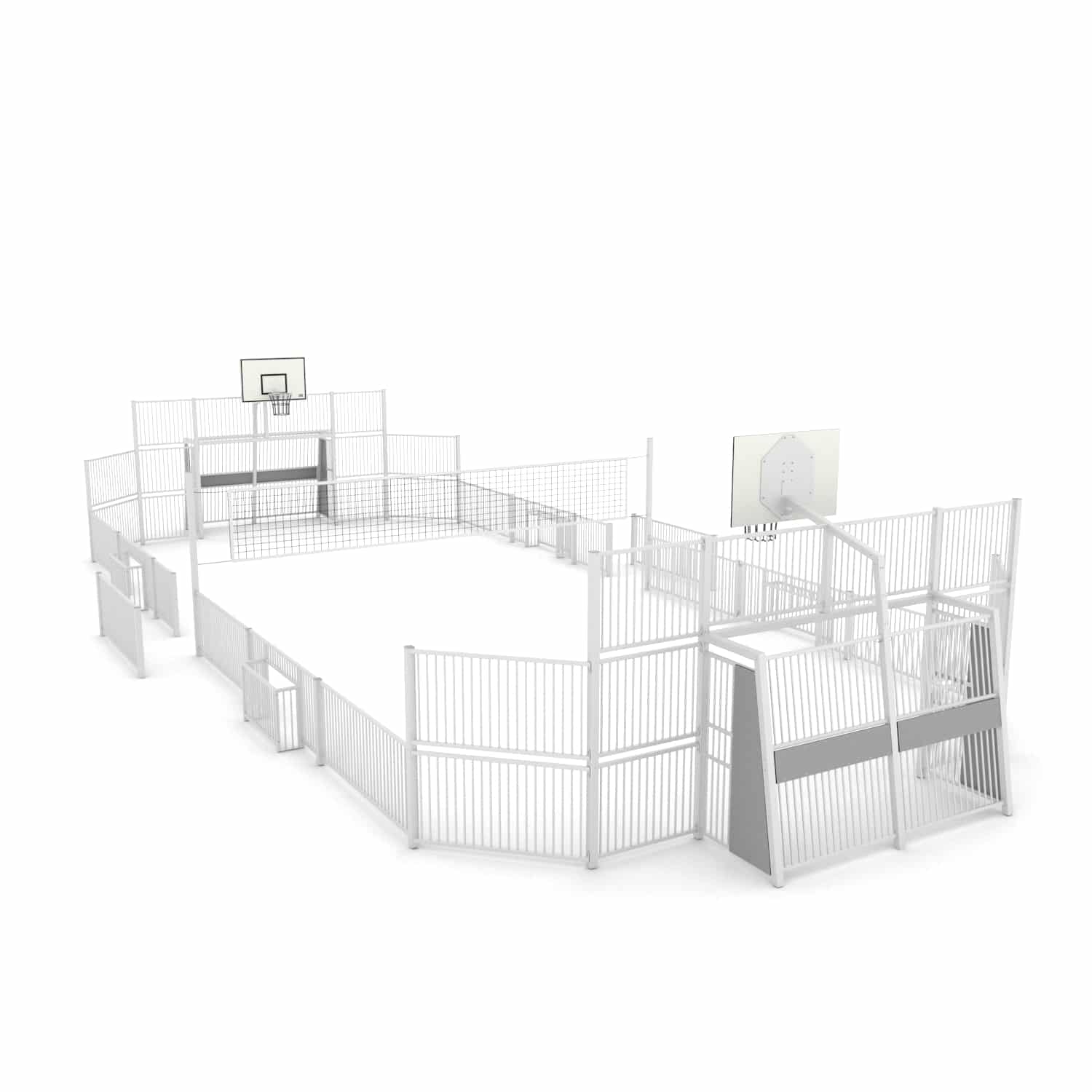 Multisport veld 9x20m - staal