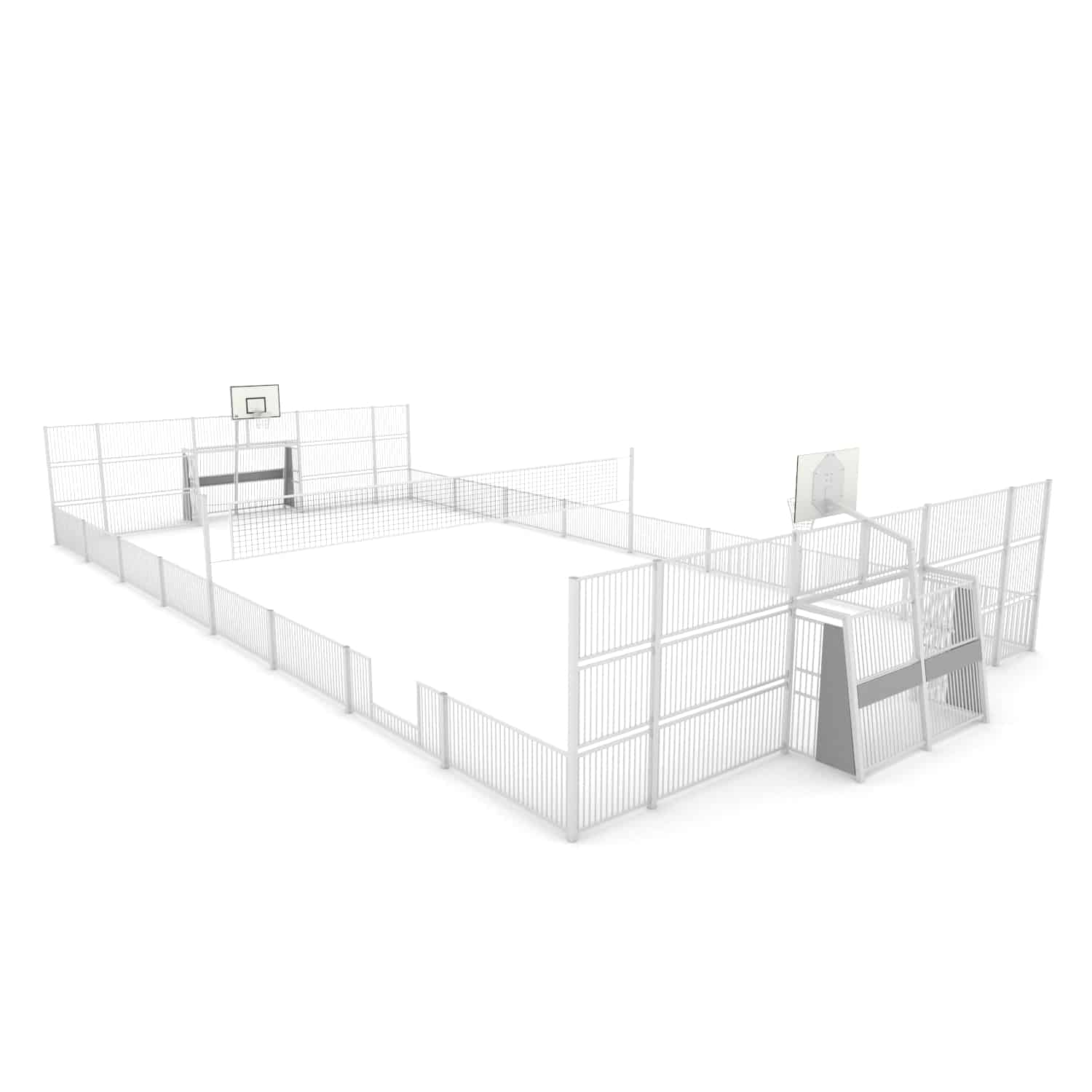 Multisport veld 11x22m - staal