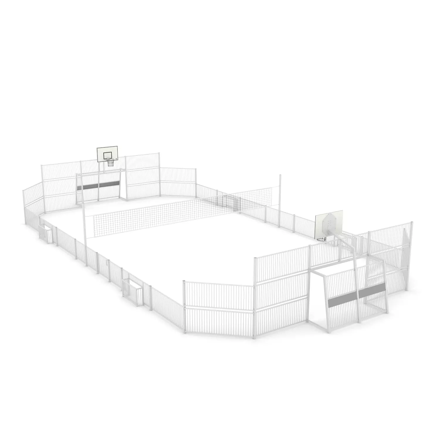 Multisport veld 12x24m - staal