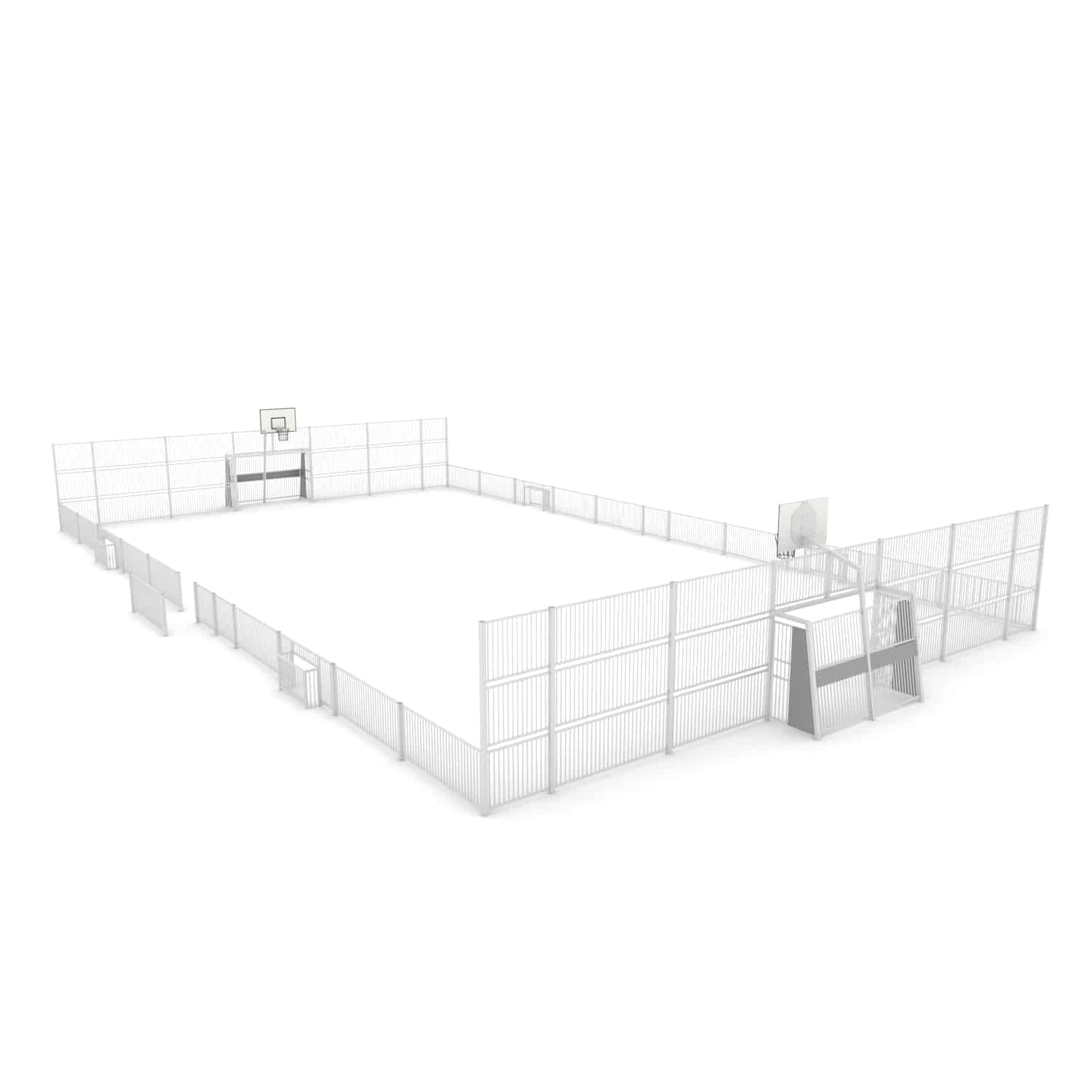 Multisport veld 16x29m - staal