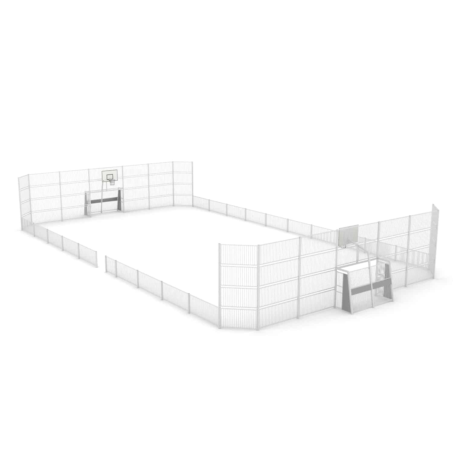 Multisport veld 16x30m - staal