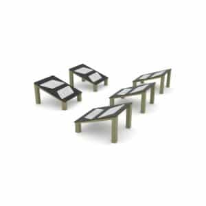 Schuine steps combinatie