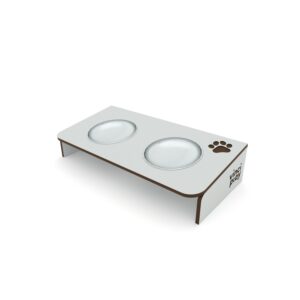 Voeder- en drinkbak voor honden