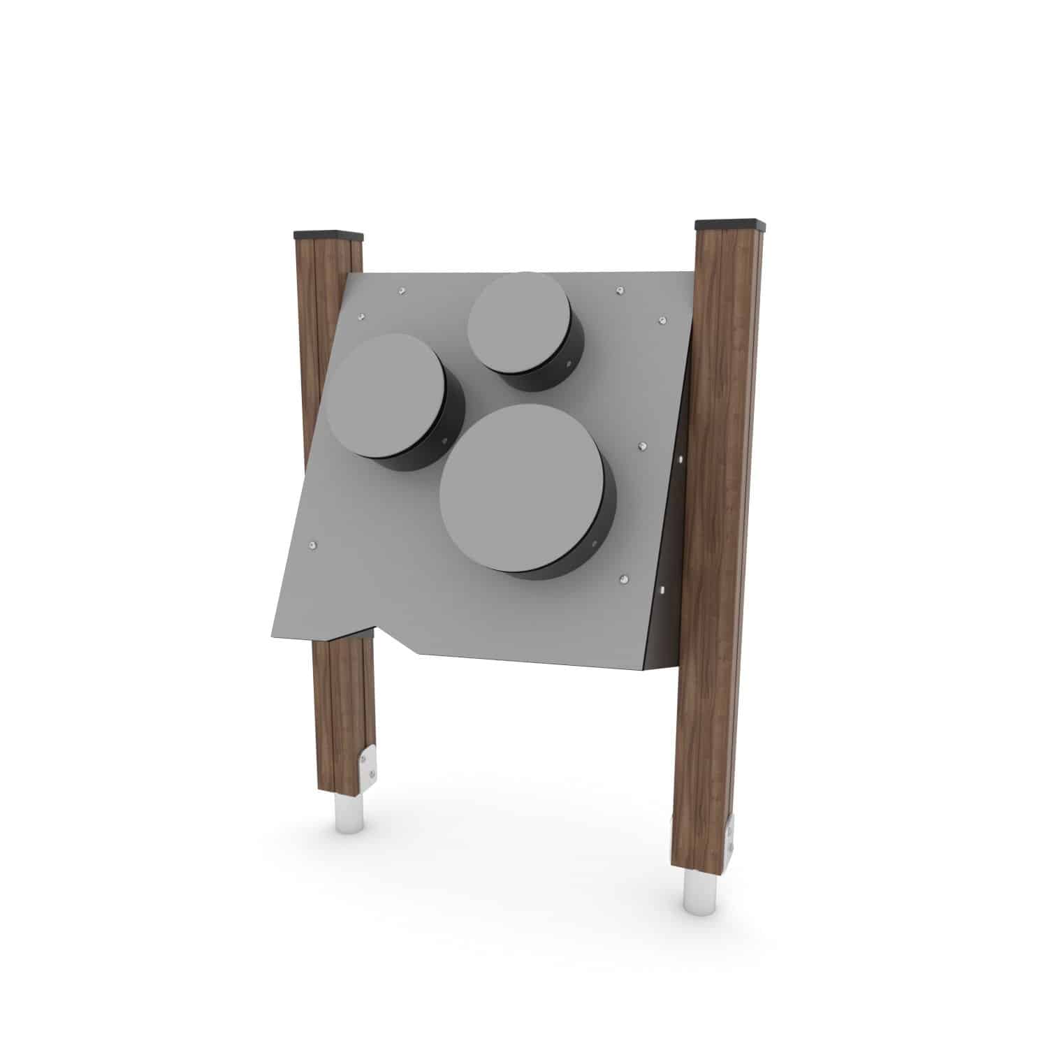 Speelpaneel trommels hout