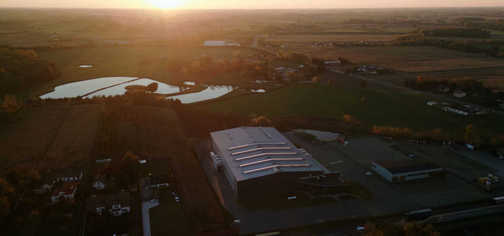 Fabriek bovenaanzicht