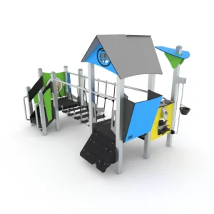 Zandspeelcombinatie met waggelbrug