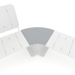Verbinding metalen parkbanken