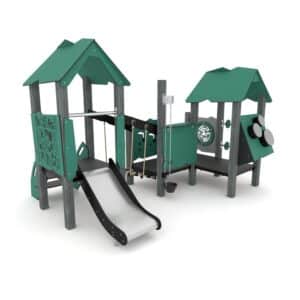Speeltorencombinatie met zandtakel Recycled